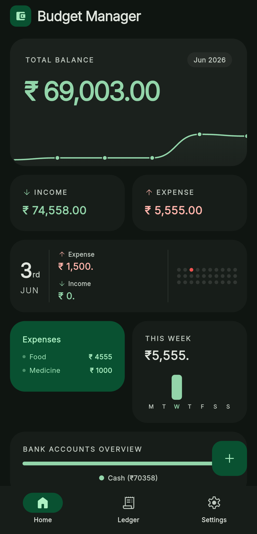 Budget Manager Preview